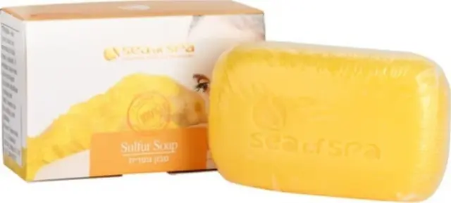 Sea Of Spa Sulfur Soap Σαπούνι θείου με ορυκτά της νεκράς θάλασσας Για την αντιμετώπιση κοινών δερματικών παθήσεων125gr 3