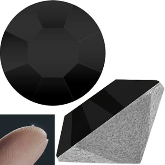 Swarovski 1100 Xero Chaton Jet PP0 Ø0.8mm ~288τεμ