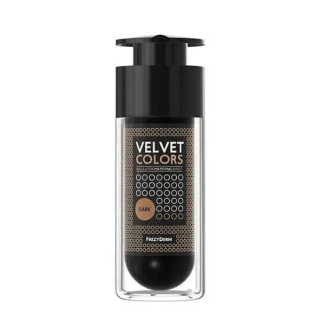Frezyderm Velvet Colors Dark Make Up Προσώπου με Βελούδινη Ματ Υφή σε Σκούρη Απόχρωση, 30ml
