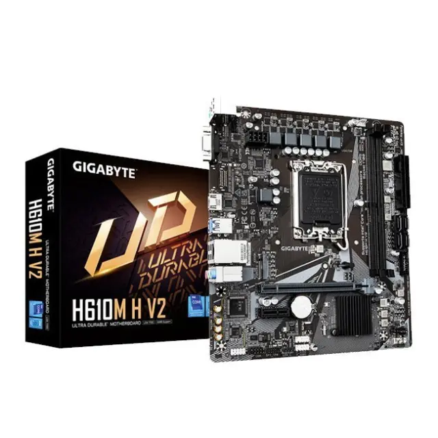 Gigabyte H610M H V2 DDR5 rev. 1.0 Motherboard Micro ATX με Intel 1700 Socket