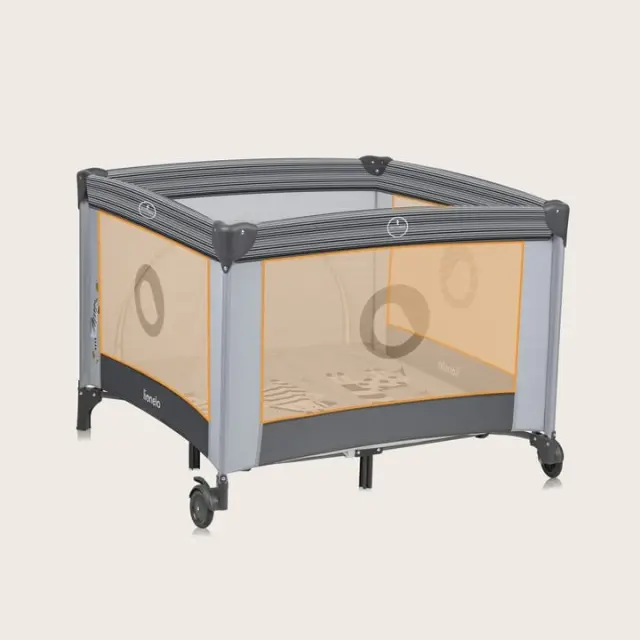 Lionelo Bonnie Παρκοκρέβατο Gray Scandy 3