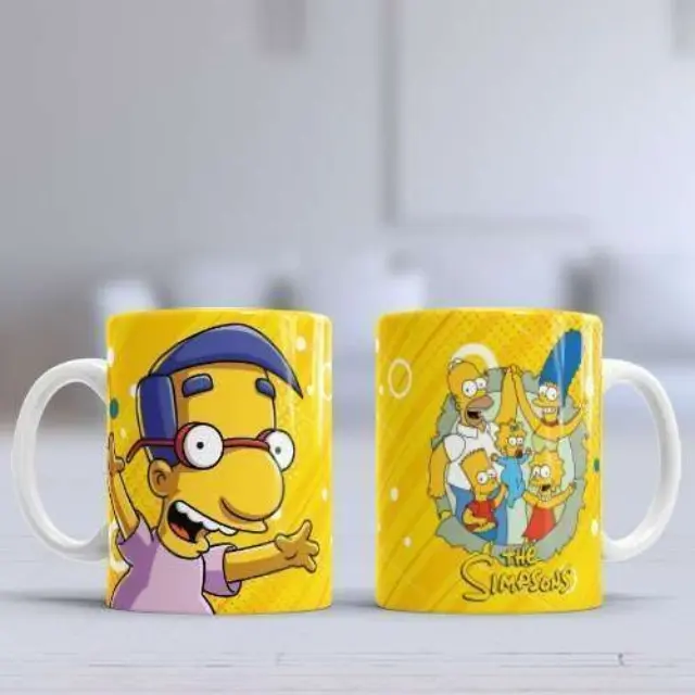 Kούπα κεραμική λευκη 330ml Simpsons - Milhouse η κούπα είναι με συσκευασία δώρου