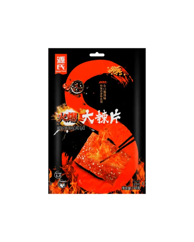 Genji Spicy Beancurd Slice Hot Latiao 148gr