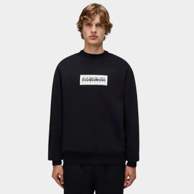 Napapijri - Ανδρική Μπλούζα Φούτερ B-Box Logo NP0A4I1A-041 Μαύρο - 2XL