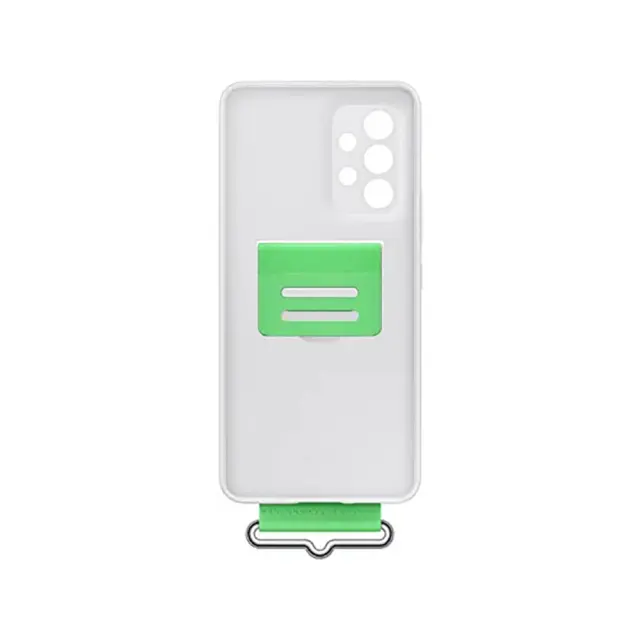 Θήκη Σιλικόνης Με Λουράκι Samsung EF-GG990 Silicone Strap Cover Για Galaxy A53 5G White 3