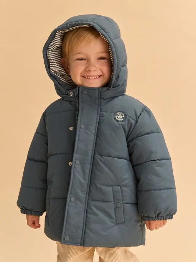 Βρεφικό Μπουφάν για Αγόρια Navy Warmth ΜΠΛΕ 2