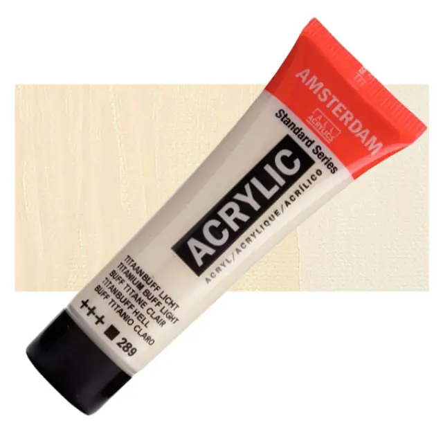 Ακρυλικό Talens Amsterdam 289 Titanium Buff Light - 20ml