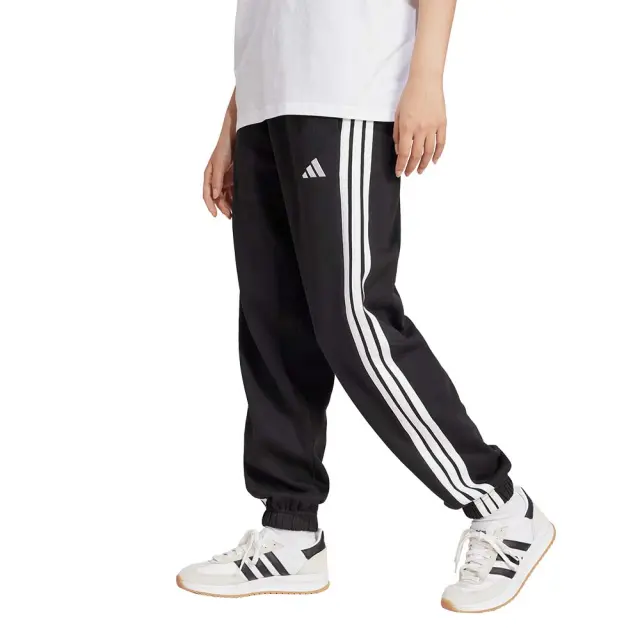 adidas Sportswear Women's 3Stripes Fleece Loose Cuffed Pants Μαύρο JE1276 (adidas Sportswear)