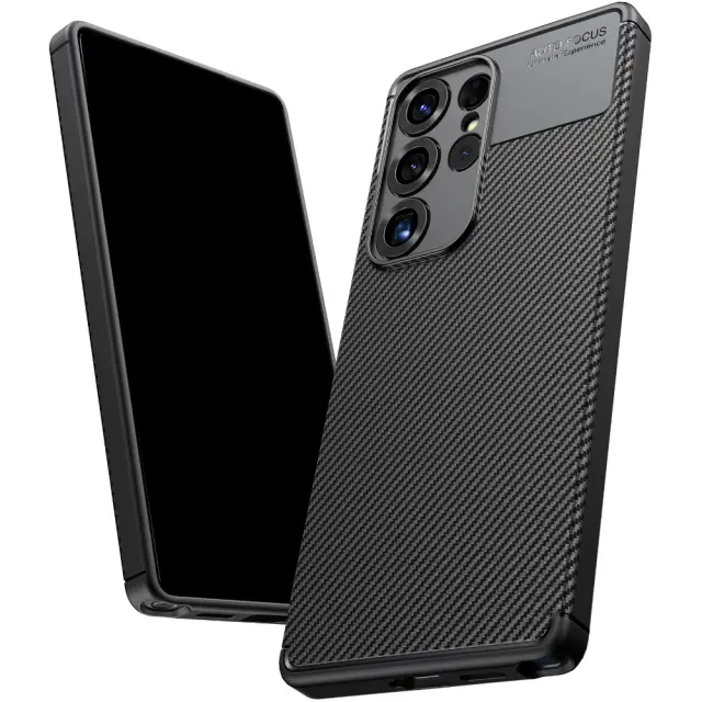 Θήκη Ancus AutoFocus Carbon Fiber για Samsung SM-S948 Galaxy S26 Ultra Μαύρη