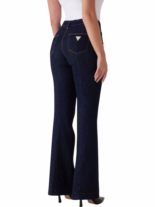 Guess Γυναικείο Jean Παντελόνι Blue Μπλε Σκούρο - 30 2