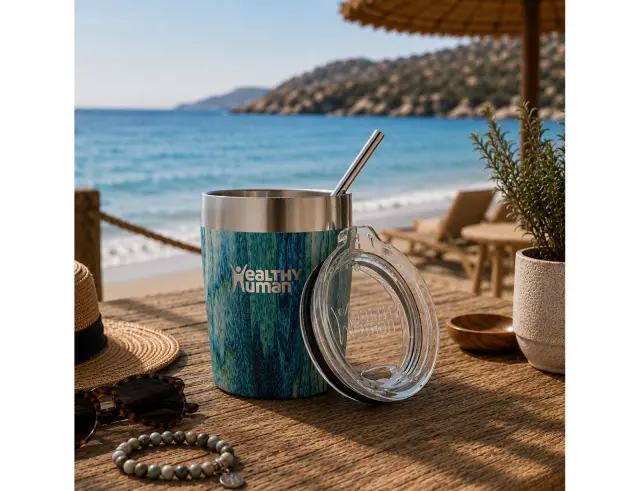 Ποτήρι Θερμός Cruiser Healthy Human με χωρητικότητα 354ml και διατήρηση θερμοκρασίας 12h ζεστό / 24h κρύο - Bora Bora 12OZ - Bora Bora