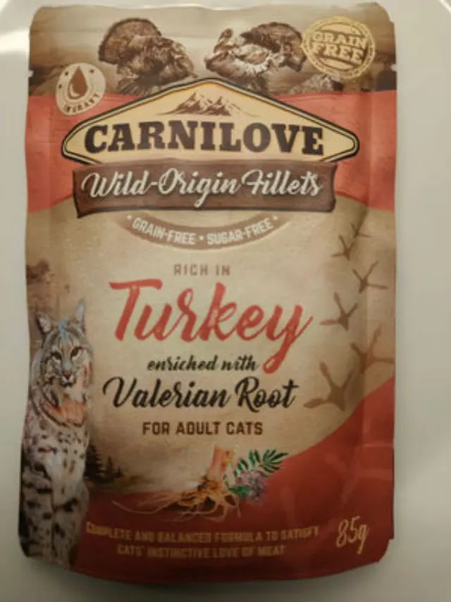 Carnilove Γάτα Φακελάκι Turkey enriched with Valerian Root 85gr Μονόχρωμο