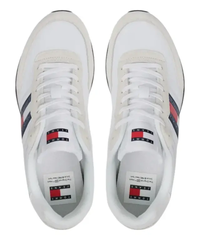 Tommy Hilfiger - Ανδρικά Sneakers Tjm Runner Casual Ess EM0EM01351-YBR Λευκό - 46 3