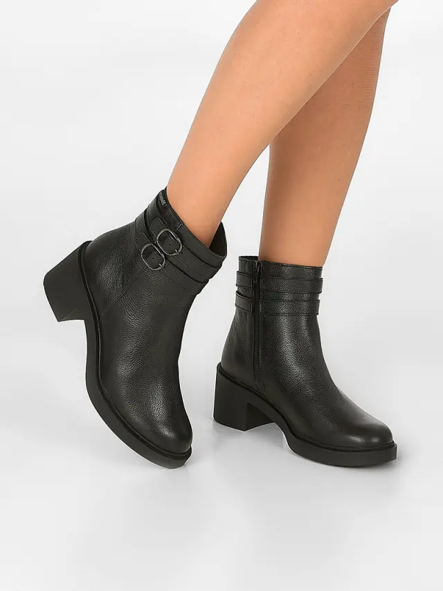 Mephisto Μποτάκια Γυναικείο δέρμα Μαύρο MEP/PAISLEY BLACK 2