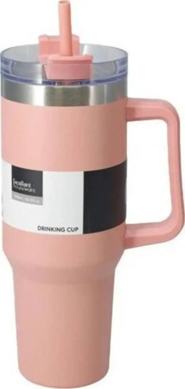 Excellent Houseware Θερμός Ποτήρι Ανοξείδωτο 10x31.5cm 1200ml Pink