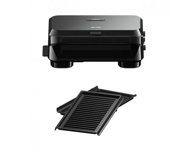 Τοστιέρα - Γκριλιέρα 2 σε 1 Braun SnackMaker 5 SM5001 με 1 σετ πλάκες, ισχύ 800W και επιφάνεια ψησίματος 27x13cm - Black SM5001 2
