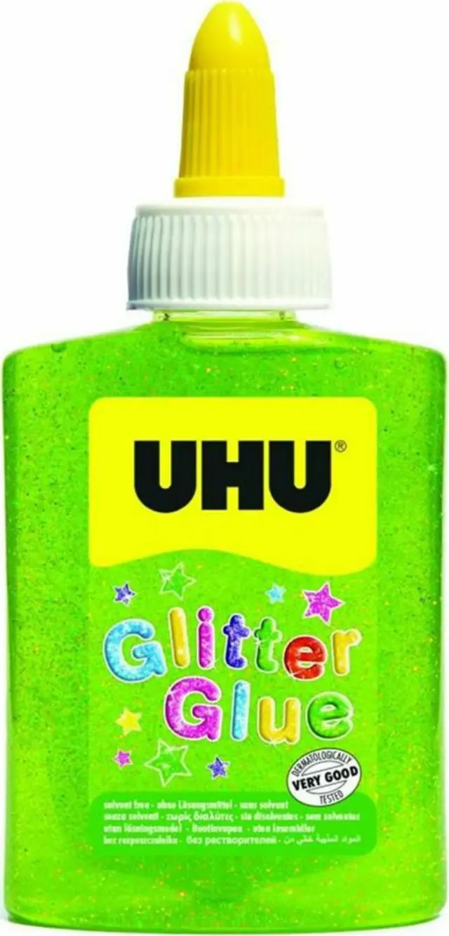 UHU Glitter Glue Χρυσόκολλα 90ml Πράσινη/ 49962 (UHU)