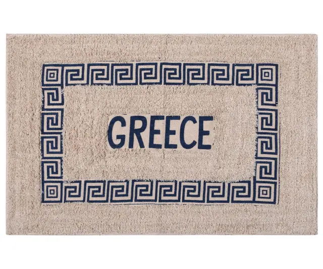 Πατάκι μαίανδρος Greece (50cm x 80cm) μπλέ - -