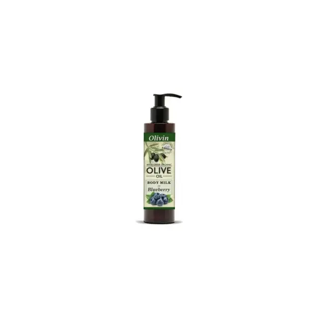 Olivin Body Milk Blueberry Γαλάκτωμα Σώματος Με Άρωμα Μύρτιλου 200ml