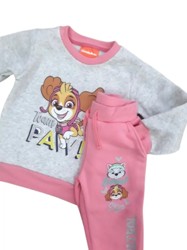 Σετ Φόρμες Φούτερ Pink Paw Patrol 8020210 - 24 M (92cm) 3