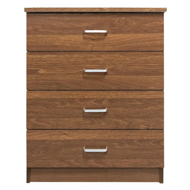 Συρταριέρα DRAWER Καρυδί MDF 60x40x80cm