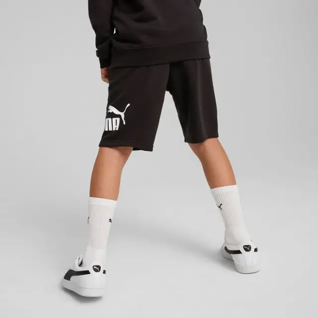 Puma Essentials Logo ΠΑΙΔΙΚΗ ΒΕΡΜΟΥΔΑ (684918-01) - Μαύρο 3
