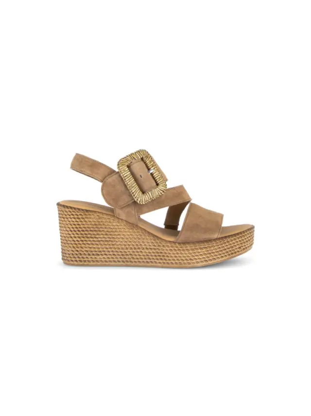 Gabor Πέδιλα Γυναικείο δέρμα Nubuck Καφέ GAB/84771 14-PEANUT 3