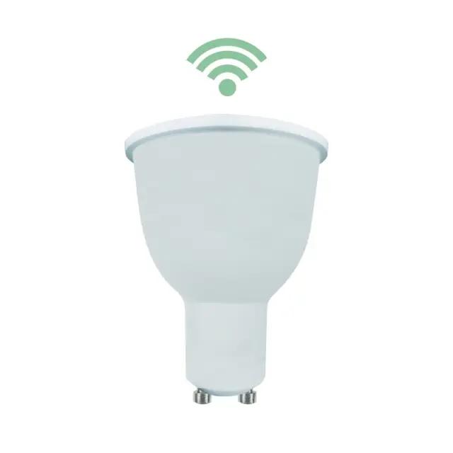 LED SMD 1xGU10 5W RGB+CCT WIFI 230V AC 380LM RA80 30000HRS 100° / GU105WIFI