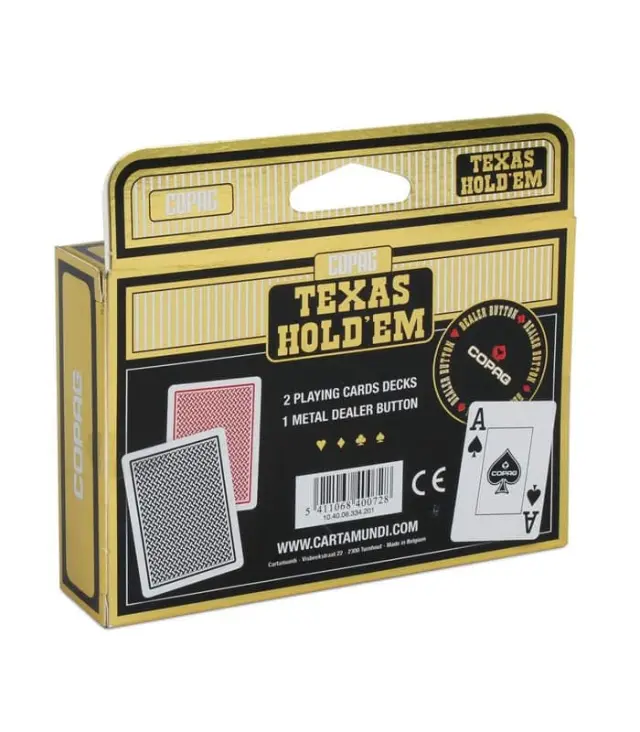 Τράπουλα Πόκερ Texas Hold em διπλή με Dealer 2