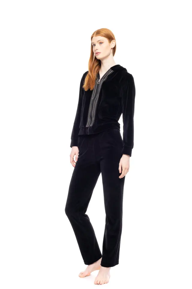 W1863 - Sand - TRUCKSUIT VELVET GOLD DETAIL 3