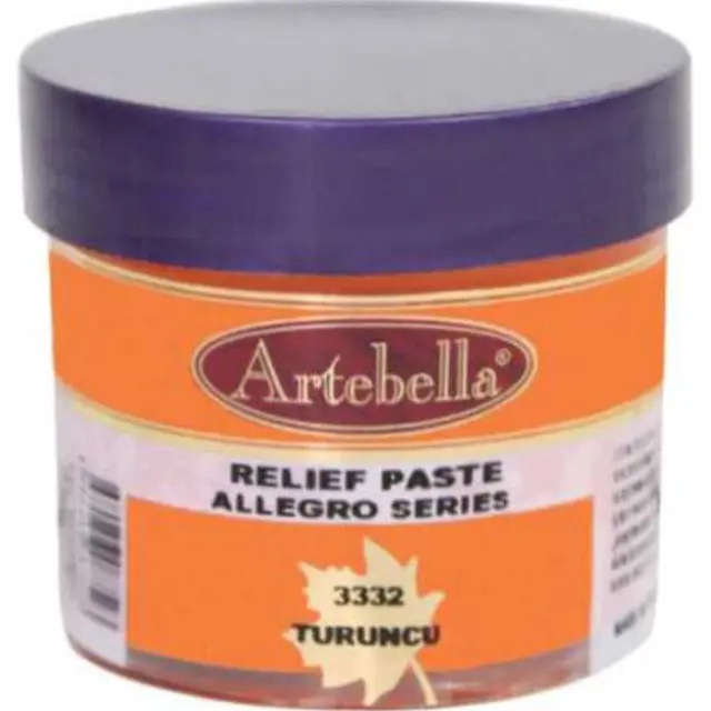 Artebella Allegro Πάστα Relief - 3332 Orange - 50ml