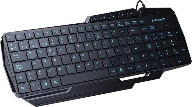 Marvo Gaming Πληκτρολόγιο με φωτιζόμενα πλήκτρα K326