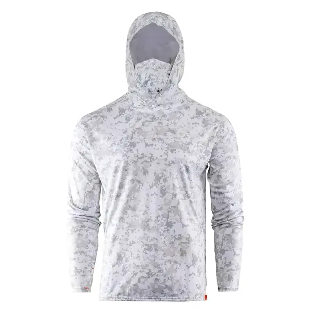 Μπλούζα Ψαρέματος Grundens Tough Sun Masked Hoodie UPF 50+ Squall Camo