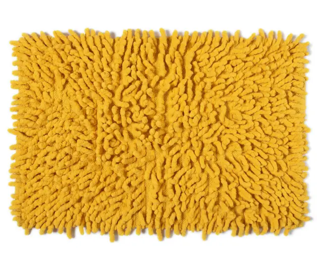 Πατάκι μπάνιου γαριδάκι (50cm x 80cm) κίτρινο - -