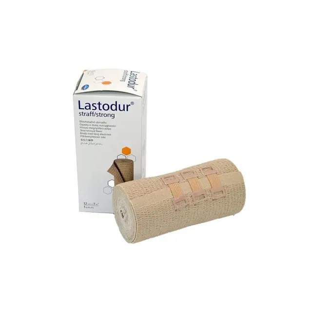 Hartmann Lastodur Strong Ελαστικός Επίδεσμος 12cm x 7m Καφέ