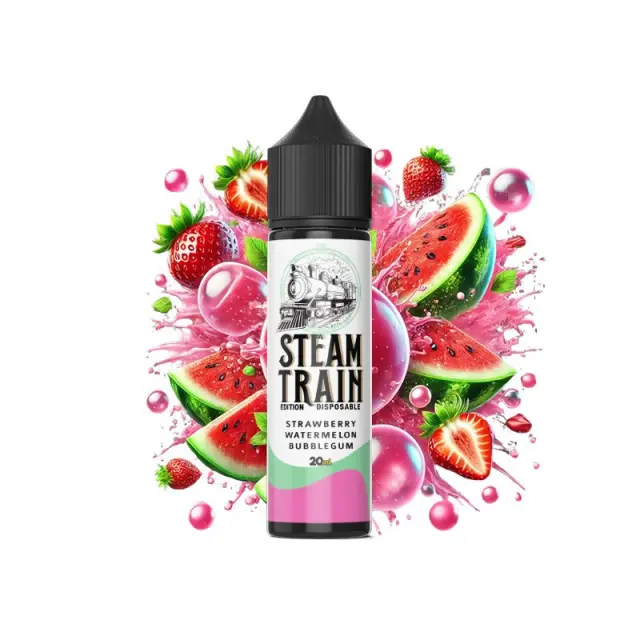 Steam Train Disposable Edition Strawberry Watermelon Bubblegum 20/60ml 60ml
