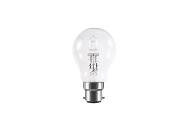 Glou Λάμπα Ιωδίνης G-Hal Κλασσική Α55 28W Β22 230V 2900K -Διαφανής