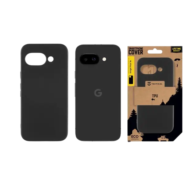 Tactical TPU Cover for Google Pixel 9a Black 3