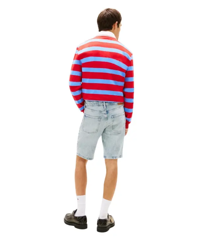 Tommy Hilfiger - Ανδρική Βερμούδα Σορτς Scanton Faded Denim Slim Fit DM0DM22977-1AB Μπλε 3