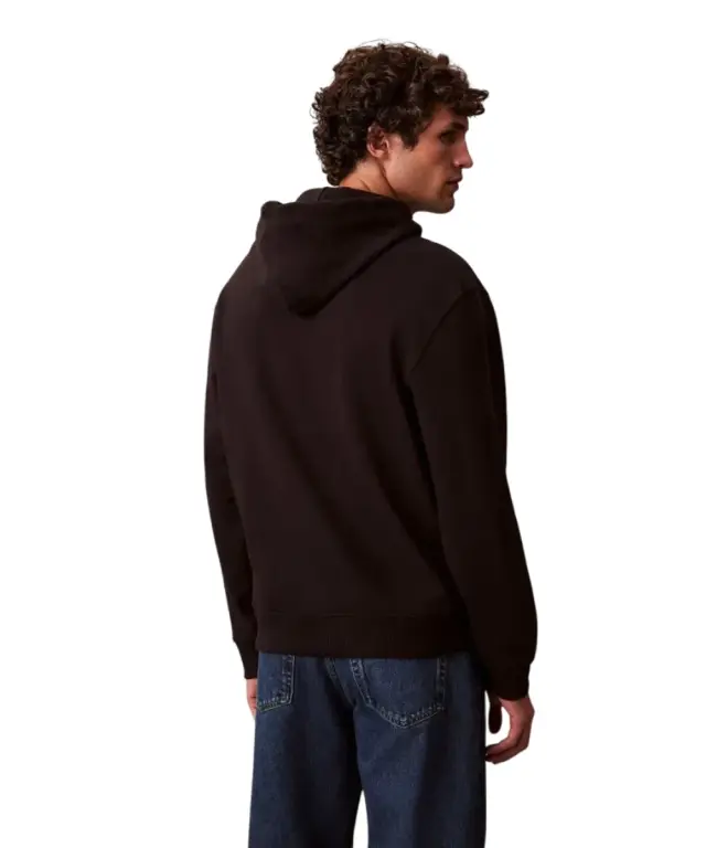 Calvin Klein - Ανδρικό Φούτερ με Κουκούλα Terry Monogram LV04RD243G-UB1 Μαύρο 2