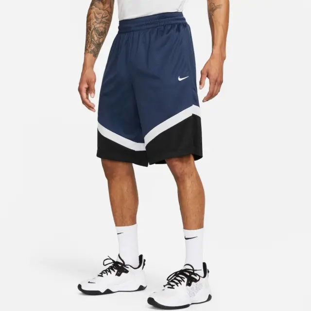 Nike Basketball Icon Dri-Fit Elite 10In Αθλητικό Σορτς DQ5822-411 Μπλε - S