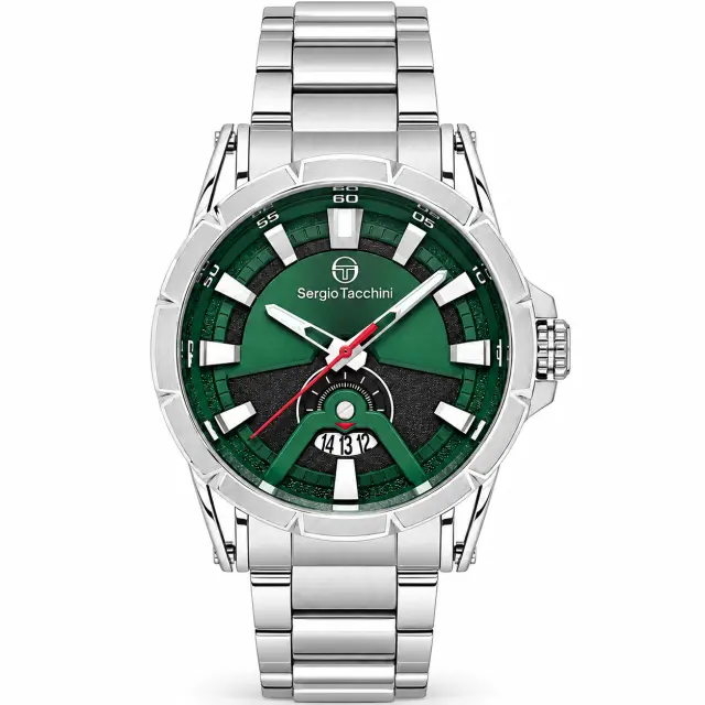 Ανδρικό Ρολόι Sergio Tacchini με Πράσινο Καντράν ST.1.10454-4