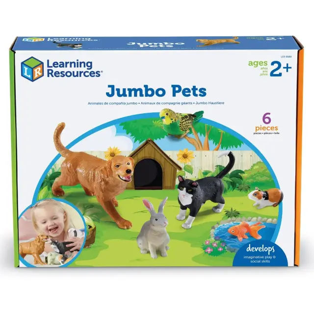 Learning Resources Εκπαιδευτικό Παιχνίδι Jumbo Pets για 2+ ετών LER 0688