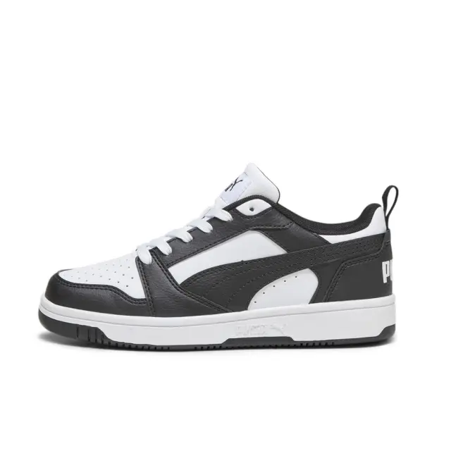 Puma Rebound V6 Lo Jr (393833-01) - Λευκό-Μαύρο