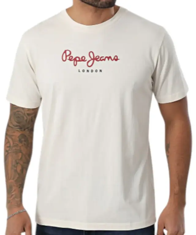 Pepe Jeans - Ανδρικό T-shirt Eggo N PM5010178-804 Μπεζ 2