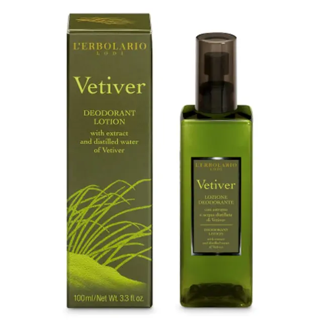 L Erbolario Vetiver Deodorant Lotion Αποσμητική Λοσιόν Για Άντρες 100ml