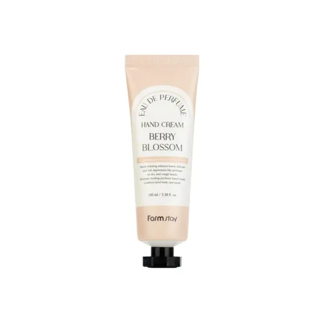 Farmstay Hand Cream Berry Blossom Eau De Perfume, Κρέμα Χεριών με Άρωμα απο Άνθη Βατόμουρου 100ml