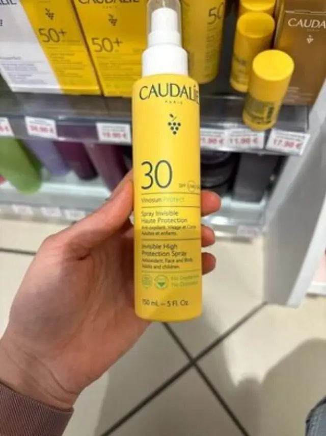 Caudalie Vinosun Protect Invisible High Protection Spray SPF30 Αντηλιακό Σπρέι για Πρόσωπο + Σώμα, 150ml