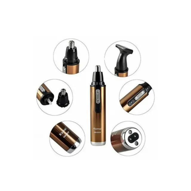 Trimmer Kemei KM-6629 Επαναφορτιζόμενο για Αυτιά, Μύτη, Πρόσωπο, Φαβορίτες 2