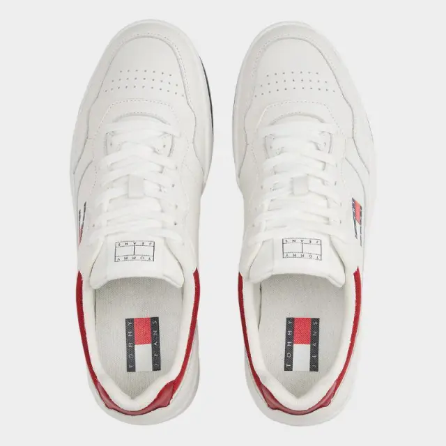 Tommy Hilfiger - Ανδρικά Sneakers Cupsole Leather Ess EM0EM01443-0G1 Κόκκινο - 46 3